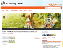 Tablet Screenshot of jsk-trainingcenter.com
